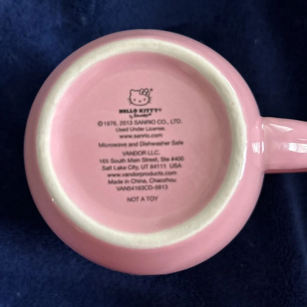 Hello Kitty Pink Bow Coffee Mug Sanrio 20 Oz.‎ BowExcellent Condition